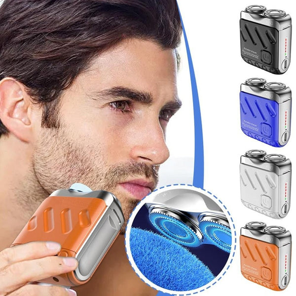 Men's Portable Mini Rotary Electric Shaver